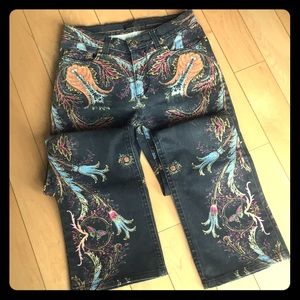 Roberto Cavalli printed jeans